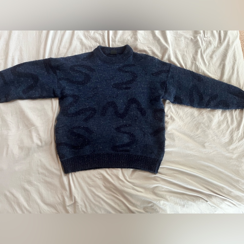 Italian vintage wool&polyester sweater